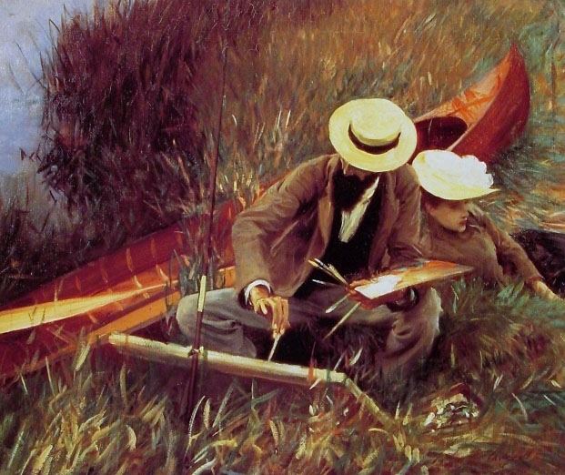 John Singer Sargent Paul Helleu Sketching with his Wife